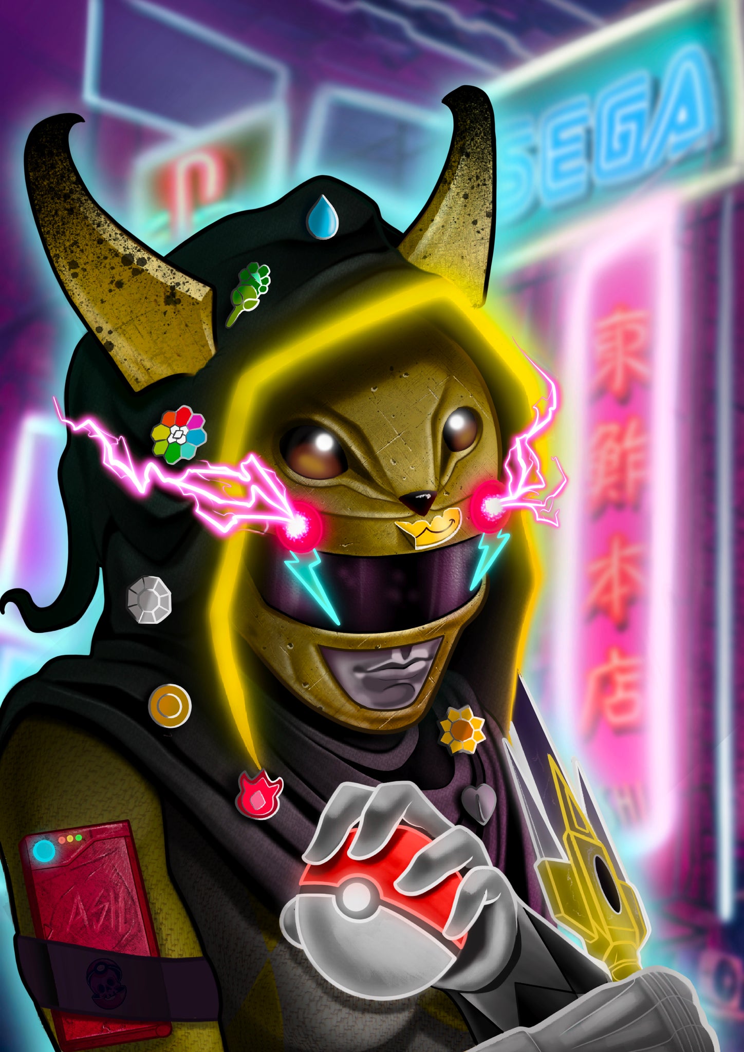 YELLOW POKÉMON POWERRANGER