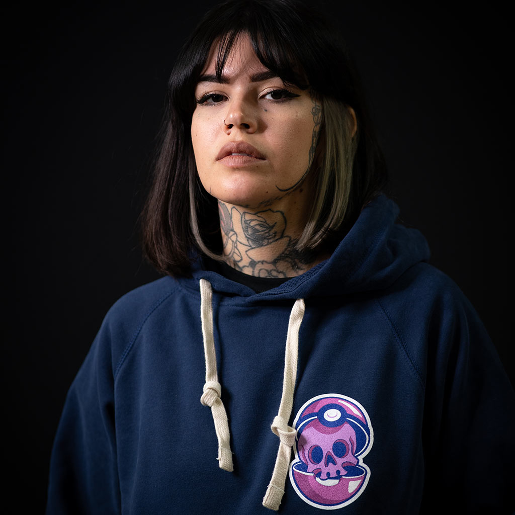 Matsy Art Logo Hoodie in Navy